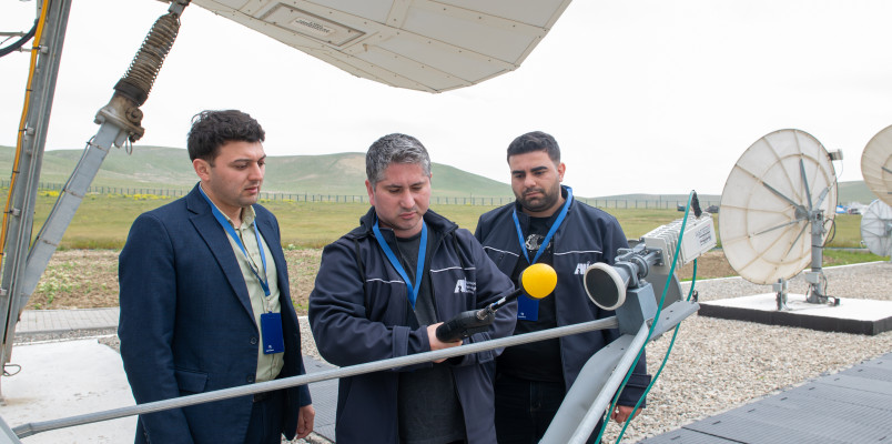 AzMİ mütəxəssisləri Azərkosmosda elektromaqnit çirklənməsi ilə bağlı ölçmələr aparıblar